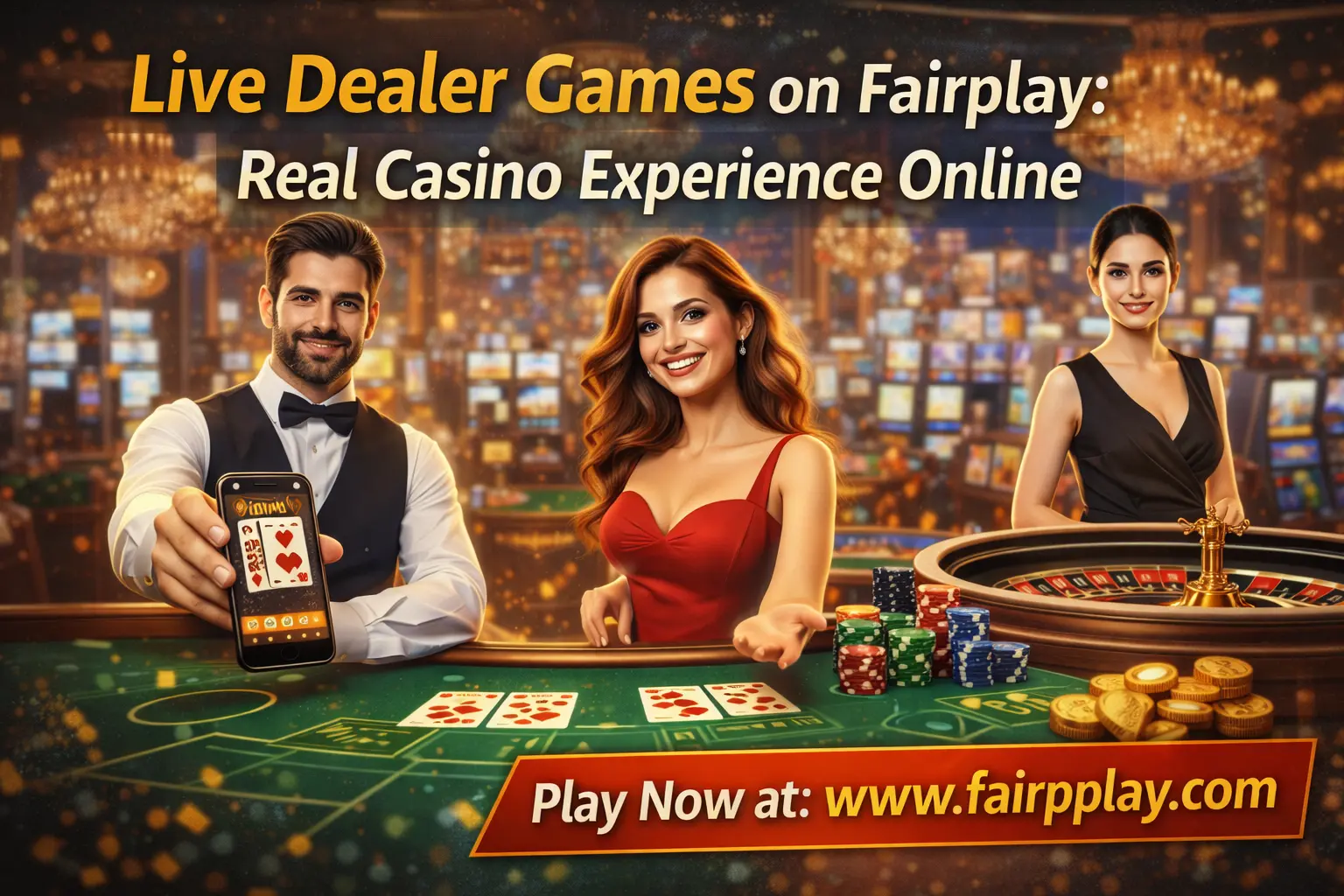 Live Dealer Games on Fairplay: Real Casino Experience Online featured image