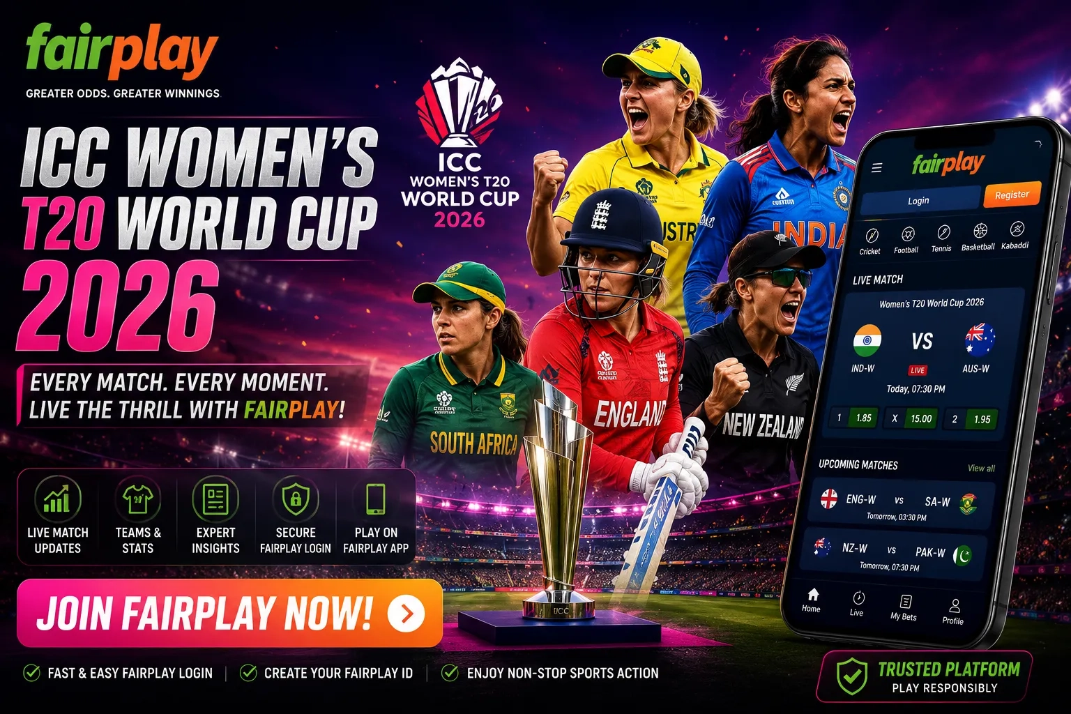 ICC Women’s T20 World Cup 2026 – Complete Guide, Teams, Schedule & Tournament Preview featured image