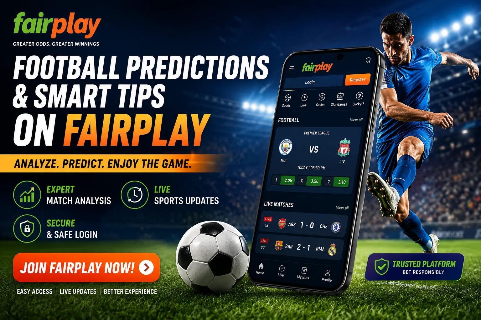 Football Predictions and Smart Tips on Fairplay featured image