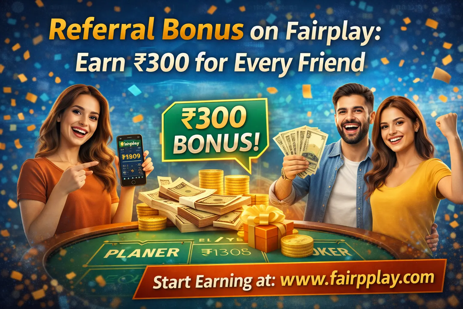 Referral Bonus on Fairplay: Earn ₹300 for Every Friend featured image