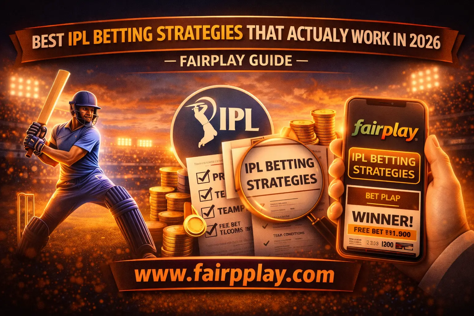 Best IPL Betting Strategies That Actually Work in 2026 – Fairplay Guide featured image