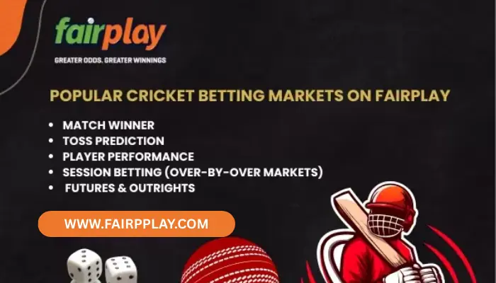 Popular Cricket Betting Markets on Fairplay