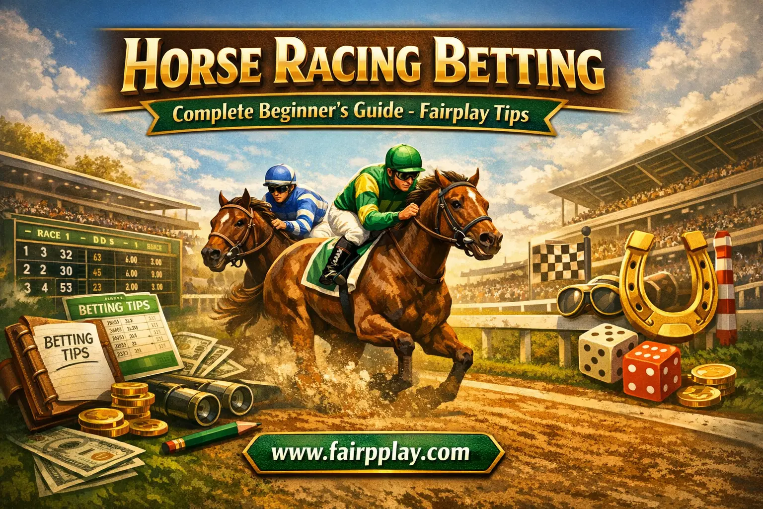 Horse Racing Betting: Complete Beginner’s Guide – Fairplay Tips featured image