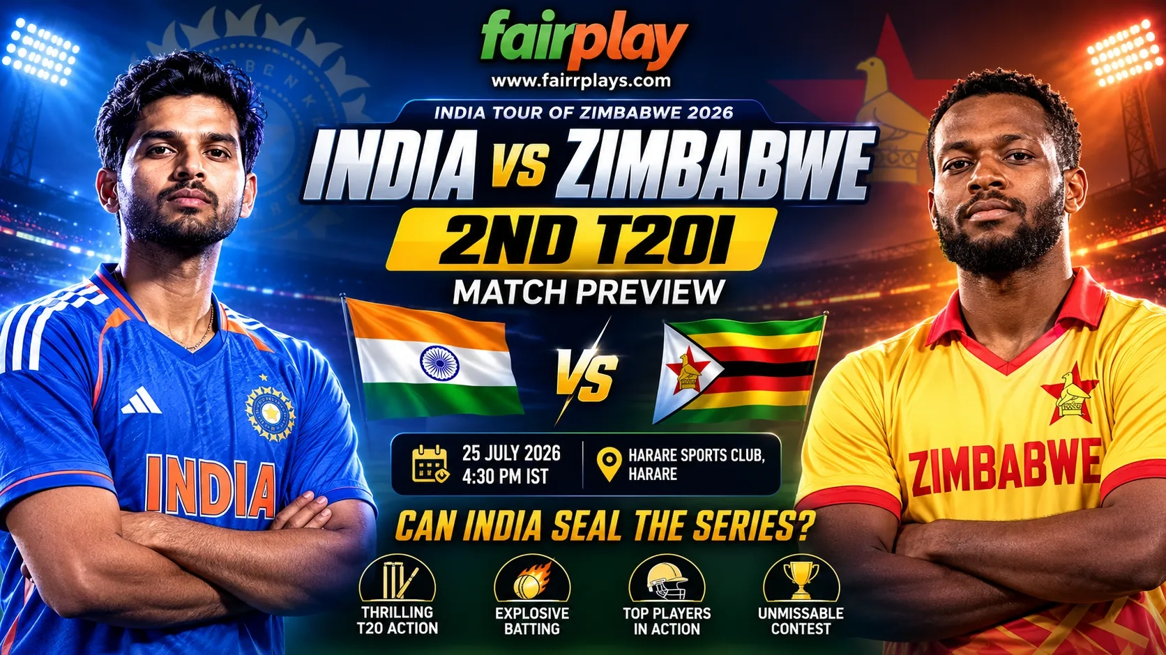 India vs Zimbabwe 2nd T20I 2026 Match Preview: Can India Seal the Series? featured image